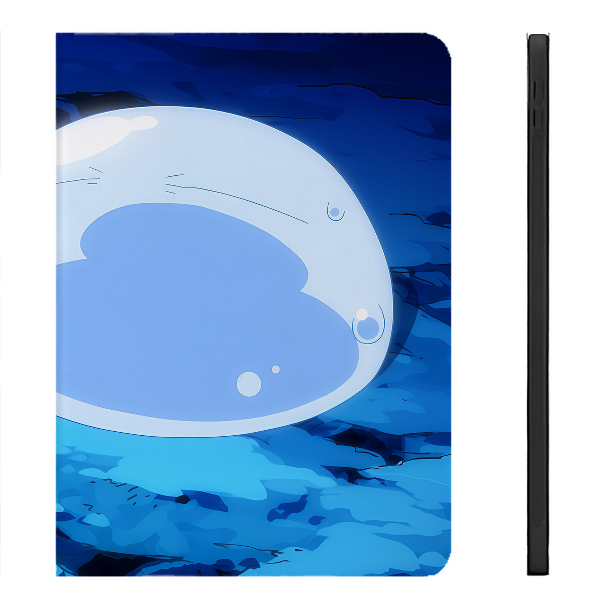 （画像用） 転スラ Regarding Reincarnated to Slime IPadケース ペンホルダー付き ブックスタイルデザイン